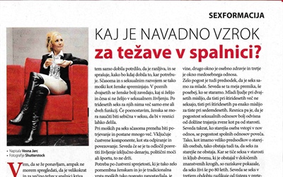 Lisa kolumna 6: Vzrok za težave v spalnici