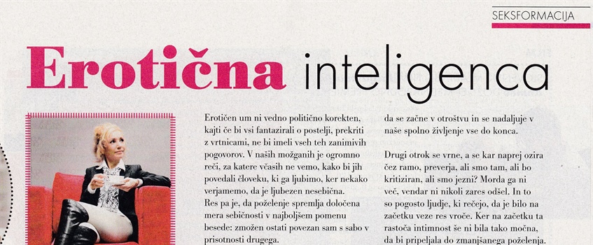 LISA KOLUMNA 14: Erotična inteligenca